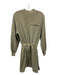 SER.O.YA Size S Sage green Cotton Sweatshirt Material Long Sleeve Dress Sage green / S