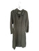 XiRENA Size S Olive Green Cotton Long Sleeve Collar Buttons Maxi Dress Olive Green / S