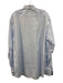 Carolina Herrera Size 17.5 Blue Cotton Button Down Men's Long Sleeve Shirt Blue / 17.5