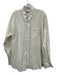 Peter Millar Size L White Cotton Button Down Men's Long Sleeve Shirt White / L
