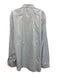 Carolina Herrera Size 17.5 Blue Cotton Button Down Men's Long Sleeve Shirt Blue / 17.5