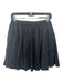 XiRENA Size S Black Cotton Elastic Waist Above the Knee Layered Skirt Black / S