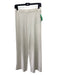 Vince Size S White Cotton & Viscose Blend Ribbed Elastic Waist Solid Pants White / S