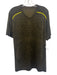 Lululemon Size Est L Olive Green Synthetic Heathered Athletic Men's Short Sleeve Olive Green / Est L