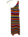 Milly Size S Blue, Orange, Multi Viscose & Polyester One Shoulder Stripe Dress Blue, Orange, Multi / S