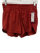 Lululemon Size 8 Rust Red Polyester Blend Elastic Waist Dolphin Hem Shorts Rust Red / 8