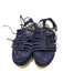 Stuart Weitzman Shoe Size 7 Navy & Cream Suede Espadrille Strappy Open Toe Shoes Navy & Cream / 7