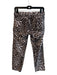 Rag & Bone Size 24 Brown Cotton Blend Denim Leopard Cropped Jeans Brown / 24