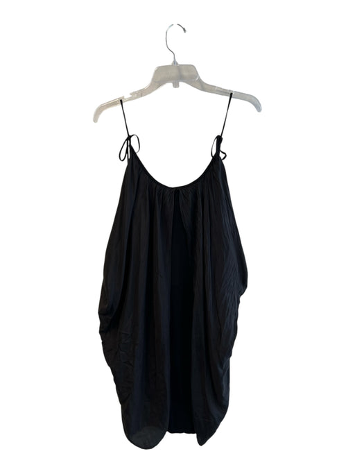 Young, Fab & Broke Size M Black Silk & Modal Mixed Fabric Layered Dress Black / M