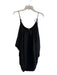 Young, Fab & Broke Size M Black Silk & Modal Mixed Fabric Layered Dress Black / M