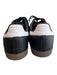 Adidas Shoe Size 41.5 Black Leather Lace Up 3 Stripes Black Almond Toe Shoes Black / 41.5