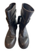 Boemos Shoe Size 37 Brown Leather Upper Round Toe studded detail Boots Brown / 37
