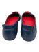 Tory Burch Shoe Size 6 Blue & Red Leather Round Toe Logo Detail Flats Blue & Red / 6