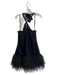 Cinq a Sept Size 4 Black Silk Halter Feather Hem Back Zip Above Knee Dress Black / 4