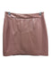 Milly Size 4 Blush Pink Polyester Side Zip Solid Mini Skirt Blush Pink / 4