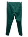 Adidas Size XS Green & White Polyester Blend 3 Stripe Slim Ankle Pants Green & White / XS
