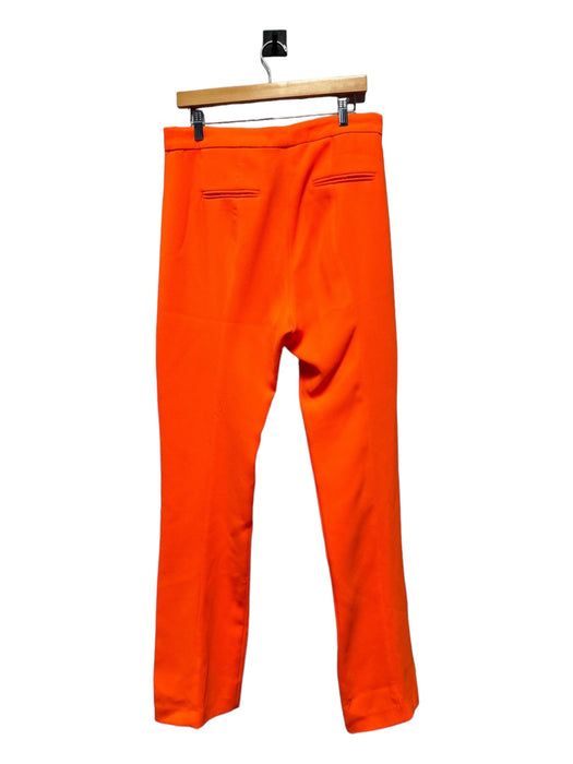 Alex Perry Size 14 Neon Orange Polyester Mid Rise Straight Dress Pant Pants Neon Orange / 14