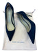 Stuart Weitzman Shoe Size 10 Navy Suede Leather Sole Stiletto Pointed Toe Shoes Navy / 10