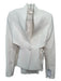 UNTTLED Size 2 White Triacetate Blend Blazer Pleated Back Tie Waist Pant Set White / 2