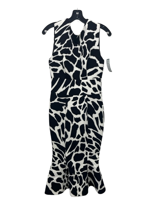 Alexandre Vauthier Size 36 Black & White Polyester Blend Animal Print Dress Black & White / 36