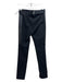 Helmut Lang Size 00 Black Cotton Blend High Rise faux leather trim Skinny Pants Black / 00