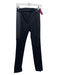 Helmut Lang Size 00 Black Cotton Blend High Rise faux leather trim Skinny Pants Black / 00