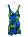 Jonathan Simkhai Size 0 Blue, Green, Yellow Cotton Blend Sleeveless Dress Blue, Green, Yellow / 0