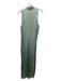 Vince Size Large Seafoam Green Viscose Blend Sleeveless Wrap Midi Dress Seafoam Green / Large