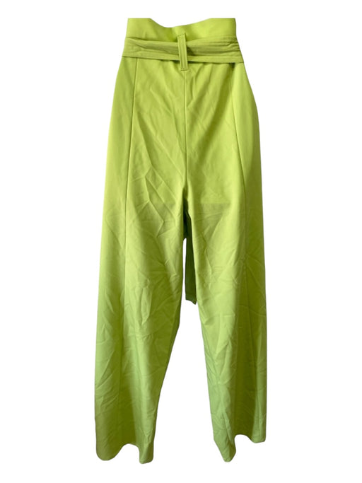 Philosophy di Lorenzo Serafini Size 6 Lime Green Wool Blend High Rise Pants Lime Green / 6