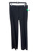 Theory Size 2 Black Wool Blend Mid Rise Straight Leg Trouser Pants Black / 2