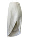 Michael Kors Collection Size 10 Cream White Virgin Wool Side Slit Darted Skirt Cream White / 10