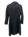 Kate Spade Size S Black Wool Blend Double Breast Enamel Buttons Pockets Coat Black / S