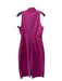 Badgley Mischka Size 10 Magenta Pink Rayon Blend Sleeveless Tie Neck Dress Magenta Pink / 10