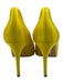 Victoria Beckham Shoe Size 38 Yellow Satin Pointed Toe Pumps Yellow / 38