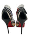 Christian Louboutin Shoe Size 40 Beige & Black Mesh & Leather Pointed Toe Pumps Beige & Black / 40