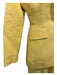 Jaquemus Size 36 Yellow Linen Blend One Shoulder Asymetric Blazer Pant Set Yellow / 36