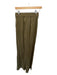 Zimmerman Size 0 Olive Green Silk Long Sleeve Belted Cropped Pant Set Olive Green / 0