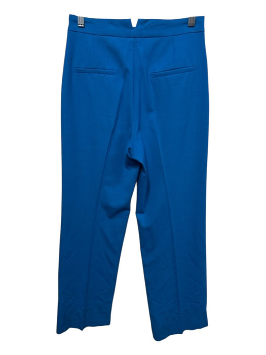 Pinko Size 1/2 Cobalt Blue Wool Blend Double Breast Tortoise Buttons Pant Set Cobalt Blue / 1/2