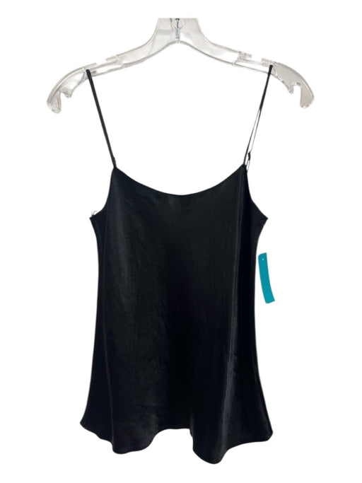 Vince Size XS Black Acetate Spaghetti Strap Adjustable Straps Cami Top Black / XS