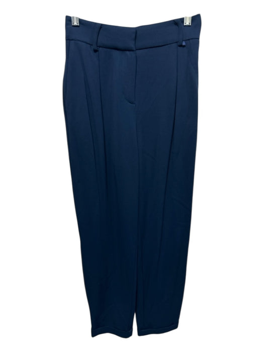 Ramy Brook Size 2 Blue Viscose Blend Hook & Eye Blazer Mid Rise Cuffed Pant Set Blue / 2