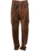 LaQuan Smith Size Small Rust Orange Cow Leather Zipper Detail Low Rise Pants Rust Orange / Small