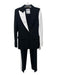 Moschino Couture Size 4/6 Black & White Polyester Blend Single Breasted Pant Set Black & White / 4/6