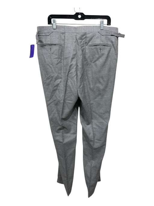 Suitsupply Gray Wool Houndstooth 2 Button Men's Suit Gray / 44