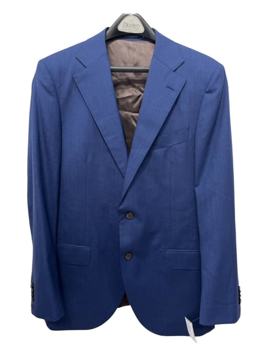 Suitsupply NWT Navy Blue Wool Solid 2 Button Men's Suit Navy Blue / 44L