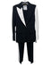Moschino Couture Size 4/6 Black & White Polyester Blend Single Breasted Pant Set Black & White / 4/6