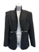 Lado Bokuchava Size XS Black Polyester Blend Flap Pocket Pierced Detail Jacket Black / XS
