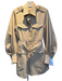 Zimmermann Size 1 Khaki Cotton Long Sleeve Cargo Button Front Trench Dress Khaki / 1