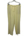 Lafayette 148 Size 12/14 Pale Yellow Acetate Blend One Button Flap Pockets Pants Pale Yellow / 12/14