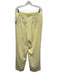 Lafayette 148 Size 12/14 Pale Yellow Acetate Blend One Button Flap Pockets Pants Pale Yellow / 12/14