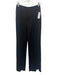 Alice + Olivia Size 4 Black Triacetate Blend High Rise Satin Pintuck Flare Pants Black / 4